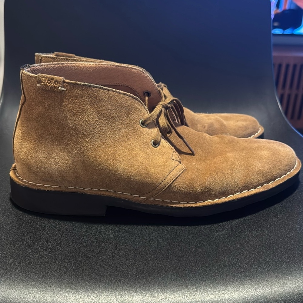 Ralph Lauren Suede Chelsea Boots - Men’s - Size 11.5